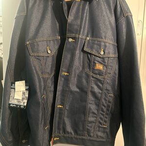 VTG NWT SOHK School Of Hard Knocks Men's Denim Jacket with Contrast Stitching